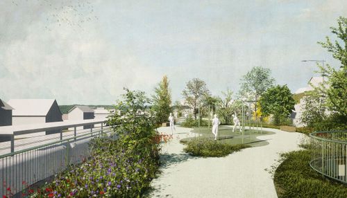 Estación y parque lineal